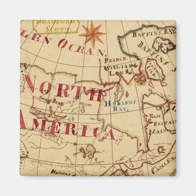 Imán Norteamérica 8 (Frente)