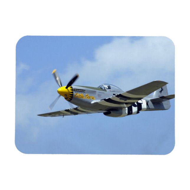 Imán North American P-51D Mustang, Little Horse (Horizontal)