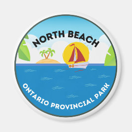 Imán North Beach Ontario Provincial Park Magnet