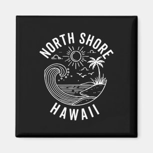 Imán North Shore Oahu Hawaii Recuerdo Surfing Hawaiano 