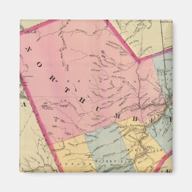 Imán Northumberland Co., NB (Frente)