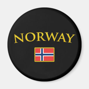 Imán Noruega de oro