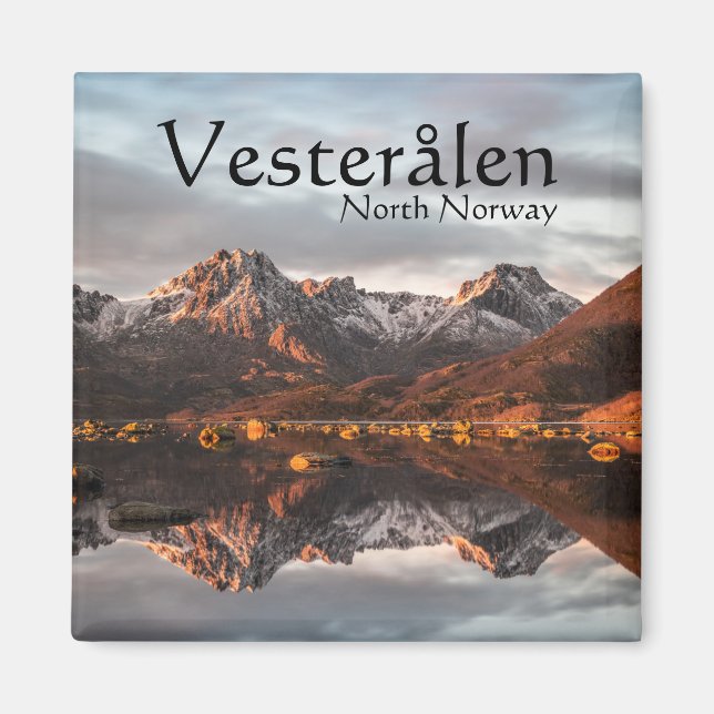 Imán Noruega Vesteralen Souvenir (Frente)