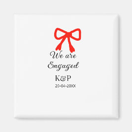 Imán Nos comprometemos a añadir nombre letra arco rojo 