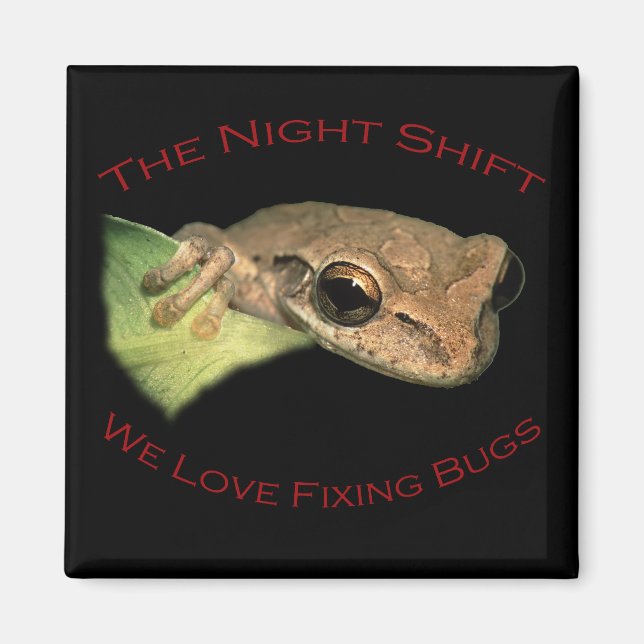 Imán Nos Encanta Corregir Los Bugs (Frente)