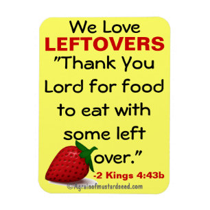 Imán Nos encanta la cita de la biblia que queda