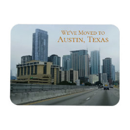 Imán ¡Nos hemos mudado a Austin Texas!