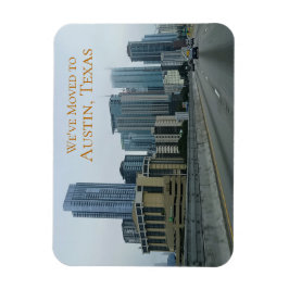 Imán ¡Nos hemos mudado a Austin Texas!