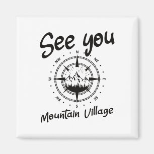 Imán Nos vemos en Mountain Village Colorado Vacation Sk