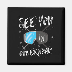 Imán Nos vemos en Olbernhau Alemania Vacaciones Goggles