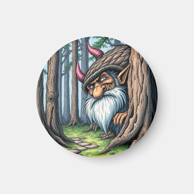 Imán Nosey Norwegian Troll, Magnet (Frente)