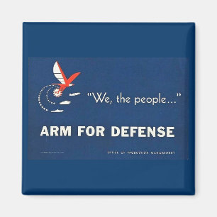 Imán Nosotros el brazo de la gente para la defensa