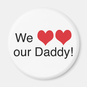 Imán Nosotros papá del corazón