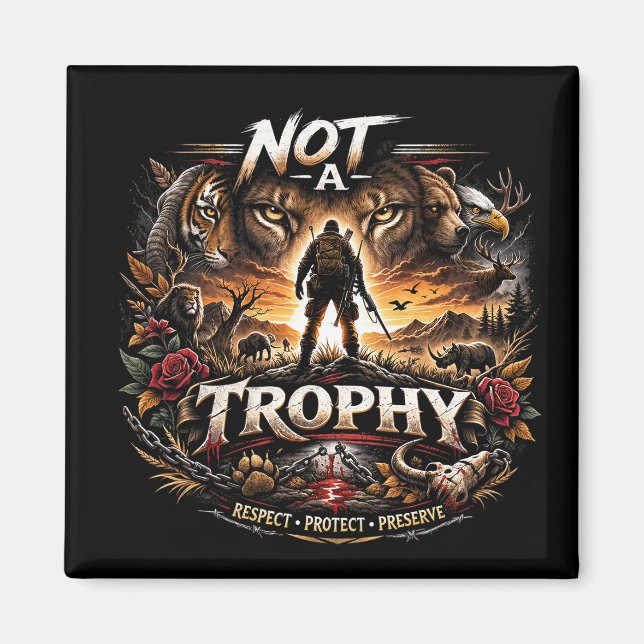 Imán Not a Trophy (Frente)