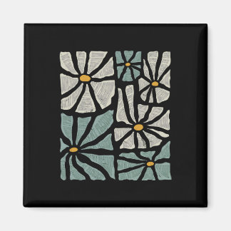 Imán Not My President 2025 Retro Subtle Boho Floral Ant