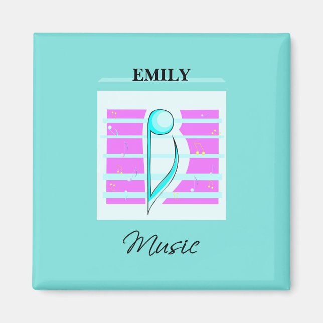 Imán Nota de felicitaciones, Rendimiento musical (Frente)