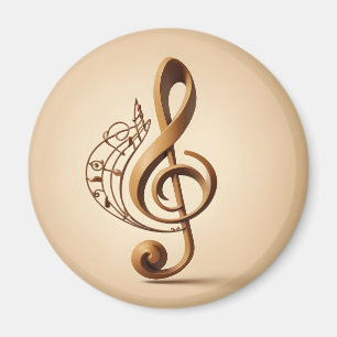 Imán Nota de limpieza musical