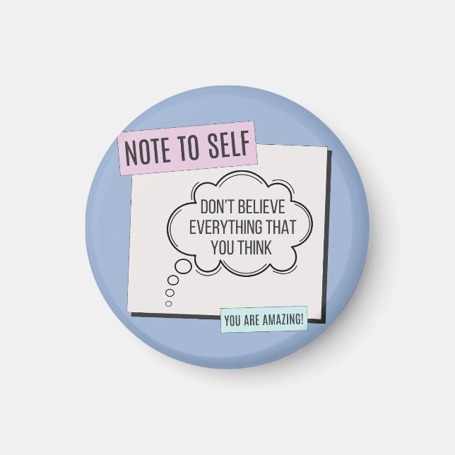 Imán Nota para el yo - No creo (Frente)