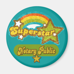 Imán Notario público de la superestrella