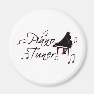 Imán Notas de la música del sintonizador de piano con