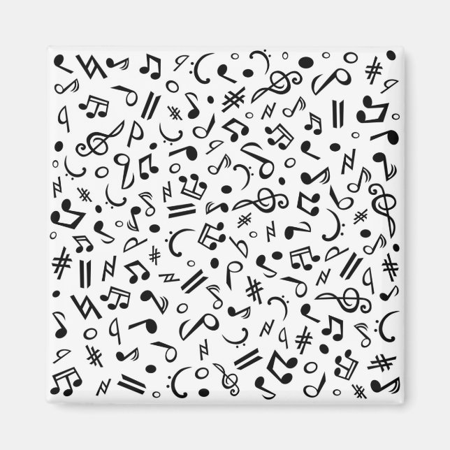 Imán notas de música (Frente)
