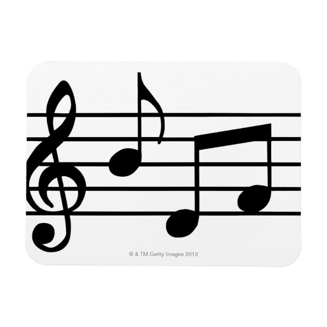 Imán Notas musicales (Horizontal)