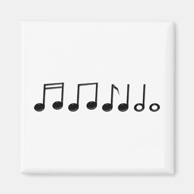 Imán Notas musicales (Frente)