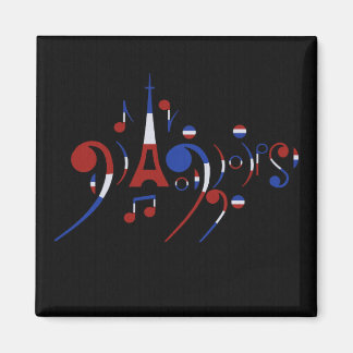 Imán Notas musicales de París