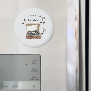 Imán Notas musicales de tocadiscos