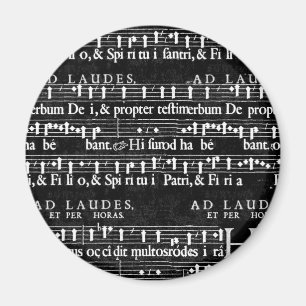 Imán notas musicales gruesas