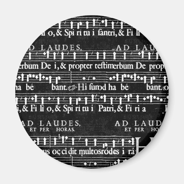 Imán notas musicales gruesas (Frente)