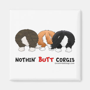 Imán Nothin' Butt Corgis