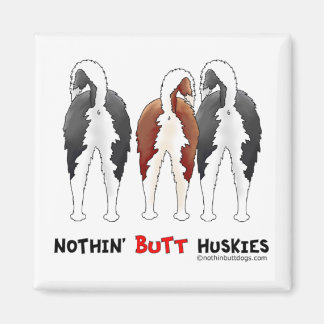 Imán Nothin' Butt Huskies