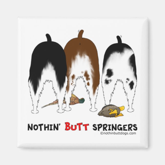 Imán Nothin' Butt Springers (Frente)