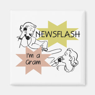 Imán Noticia de última hora soy camisetas y regalos de