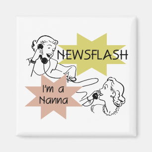 Imán Noticia de última hora soy camisetas y regalos de