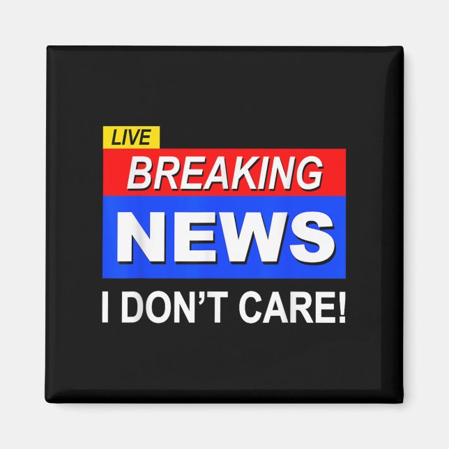 Imán Noticias curiosas que no me importan Sarcasm Sarcá (Frente)