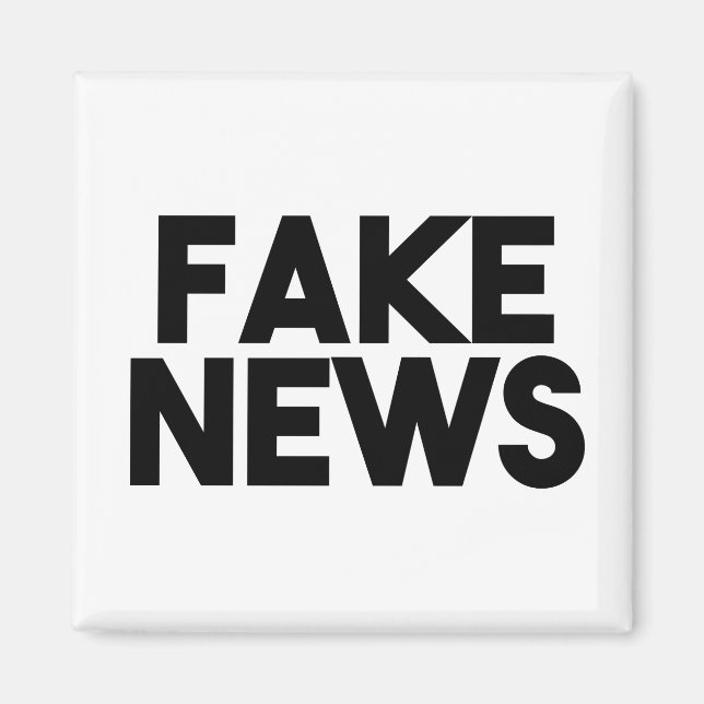 Imán Noticias falsas a la moda Post Truth (Frente)