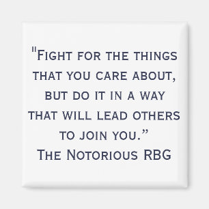 Imán notorio de la cita de RBG