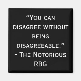 Imán Notorious RBG Disagree Quote Magnet