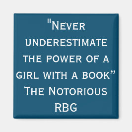 Imán Notorious RBG Never Underestimate Magnet