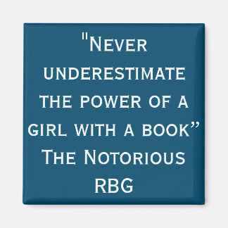 Imán Notorious RBG Never Underestimate Magnet