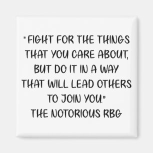 Imán Notorious RBG Quote
