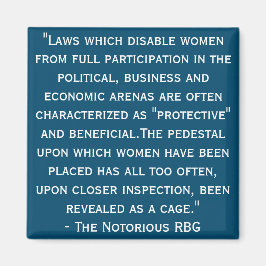 Imán Notorious RBG Quote Magnet