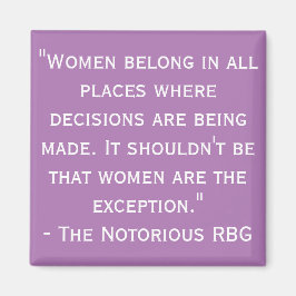 Imán Notorious RBG Quote Magnet
