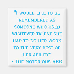 Imán Notorious RBG Rememberd Quote