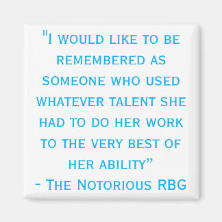 Imán Notorious RBG Rememberd Quote
