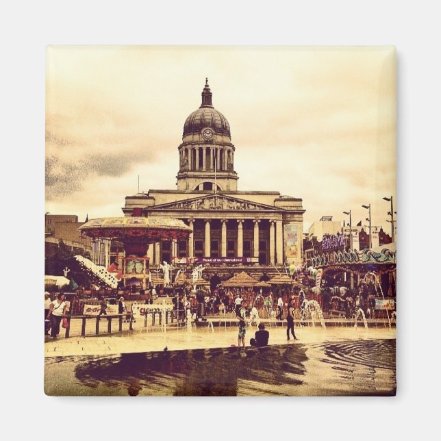 Imán Nottingham Market Square Magnet (Frente)