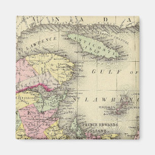 Imán Nova Scotia, New Brunswick, Id. de P. Edward