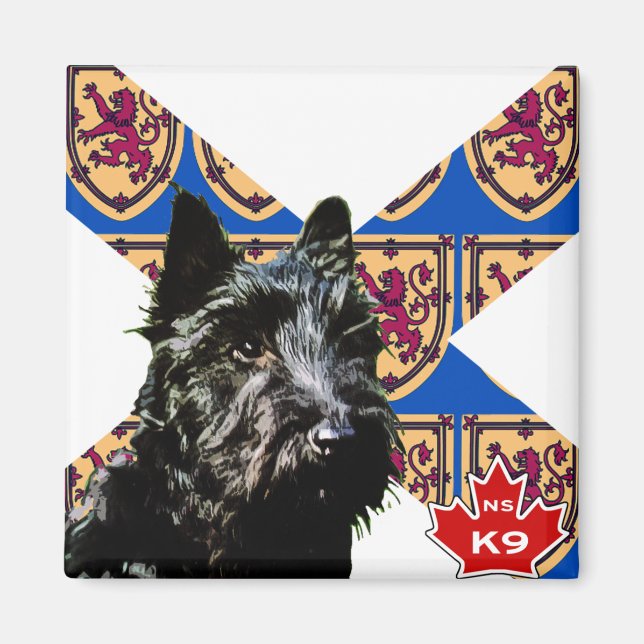 Imán Nova Scotia Scottish Terrier (Frente)